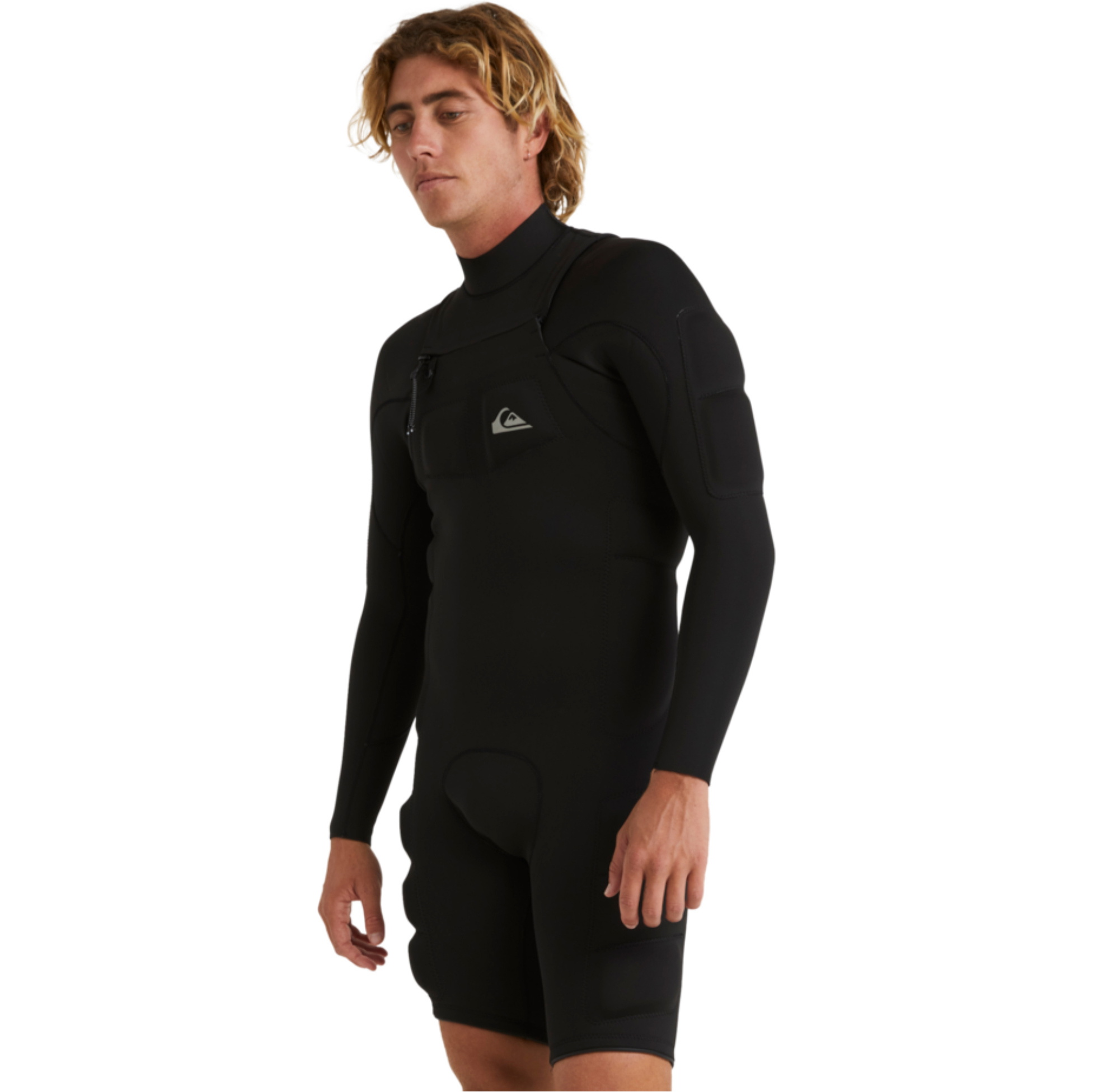 2026 Quiksilver Herre Highline Pro Impact Spring Long Sleeve Shorty EQYWP03012 - Black